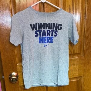 Nike Kids Dri Fit Winning Starts Here